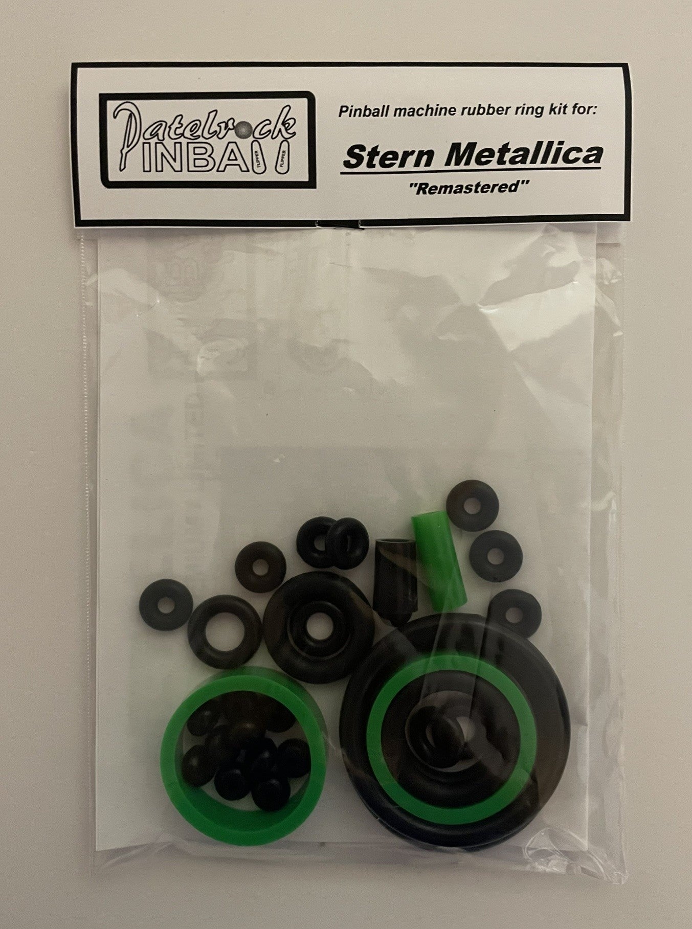 Stern Metallica Remastered Premium / Limited Edition Pinball Machine Rubber Ring Kit