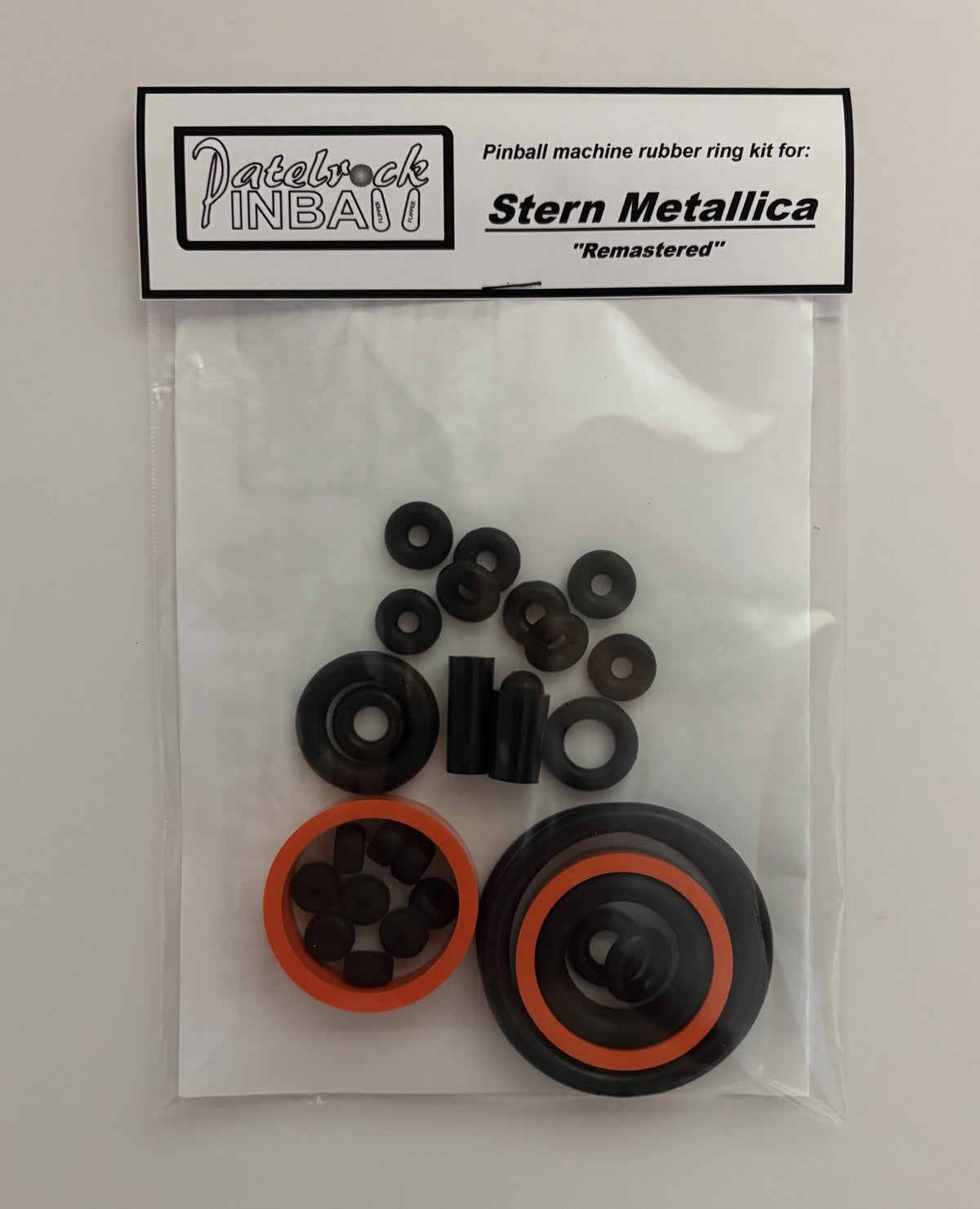 Stern Metallica Remastered Premium / Limited Edition Pinball Machine Rubber Ring Kit
