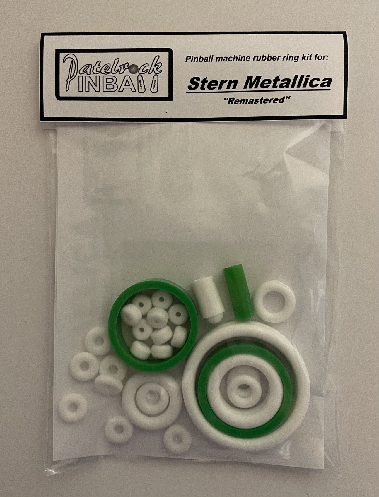 Stern Metallica Remastered Premium / Limited Edition Pinball Machine Rubber Ring Kit