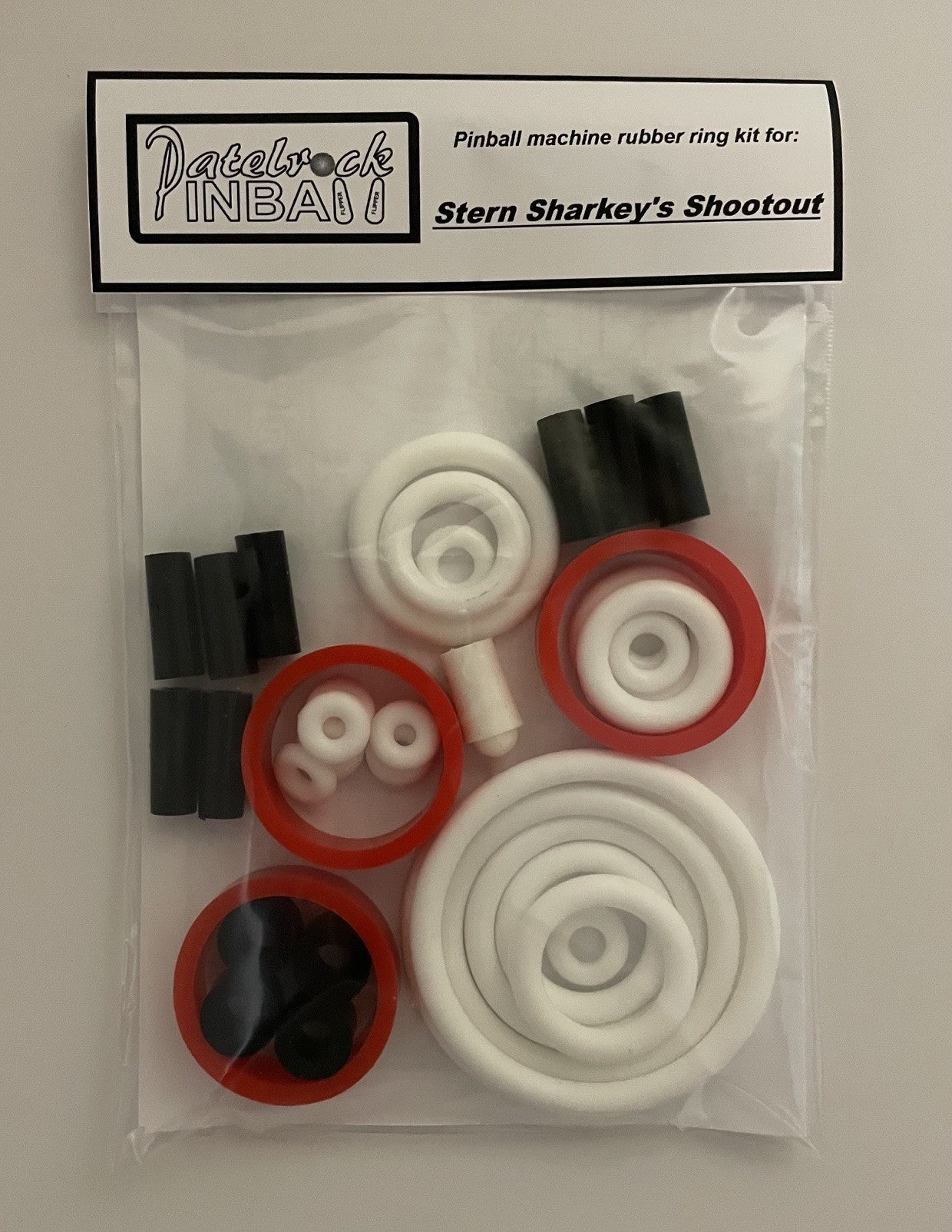Stern Sharkey's Shootout Pinball Machine Rubber Ring Kit
