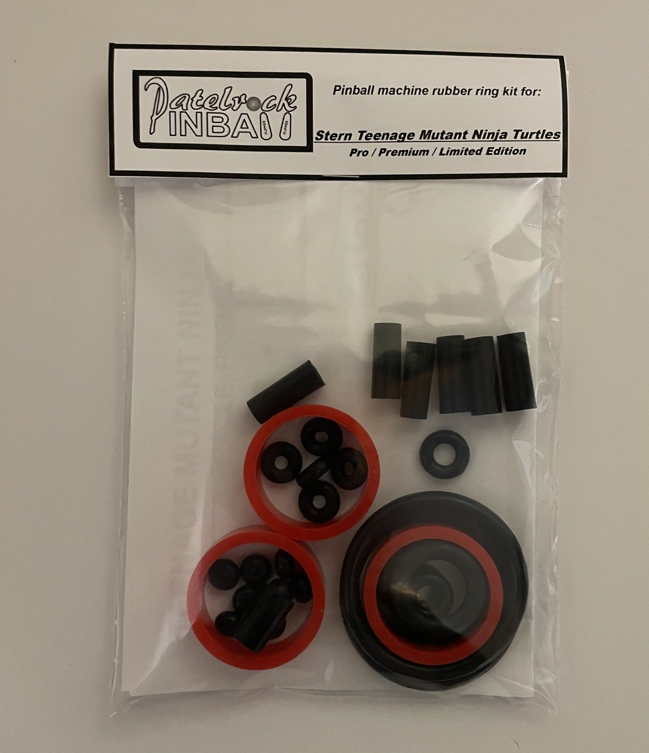 Stern Teenage Mutant Ninja Turtles | Pro | Premium | Limited Edition Pinball Machine Rubber Ring Kit