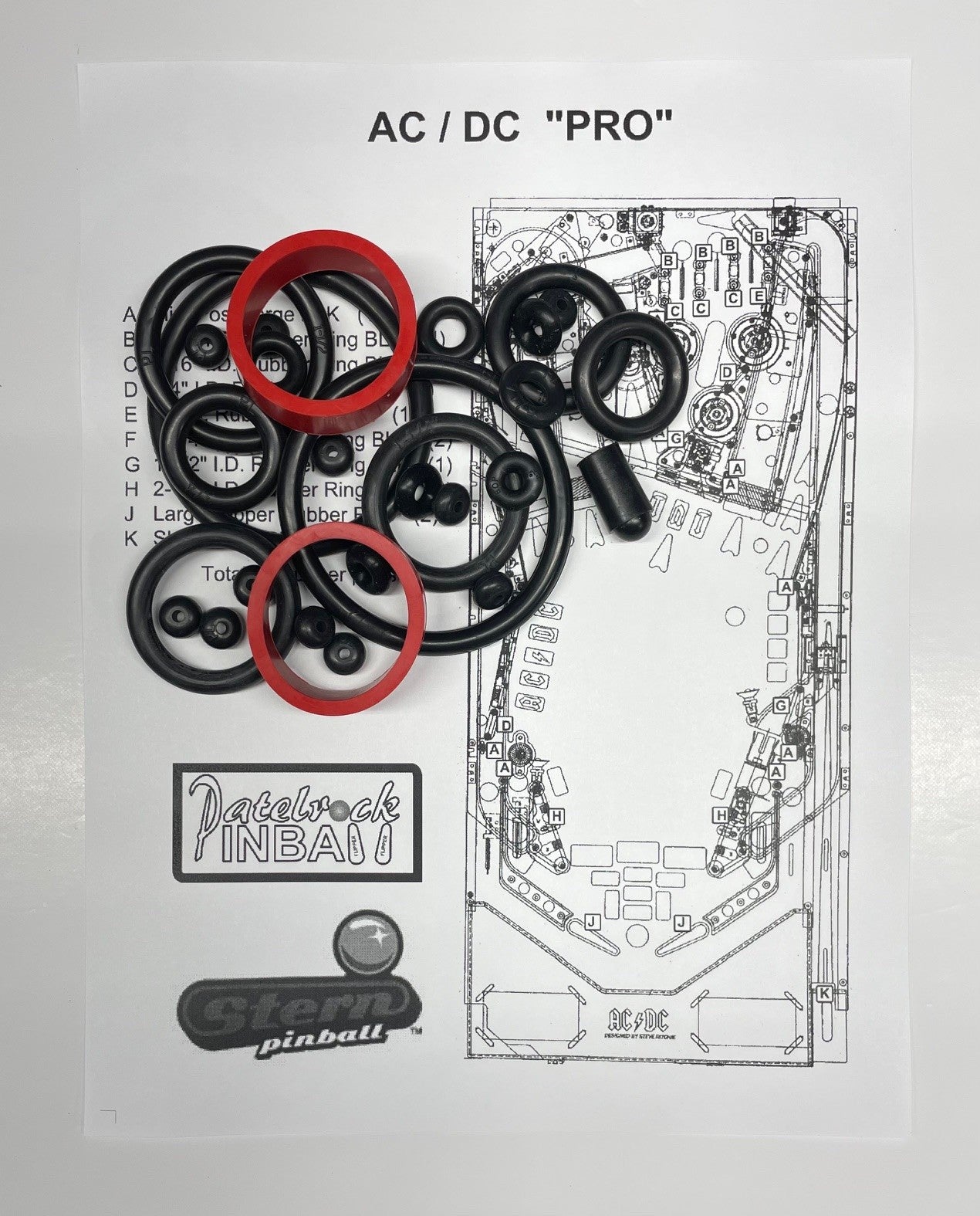 Stern AC / DC Pro Pinball Machine Maintenance Kit