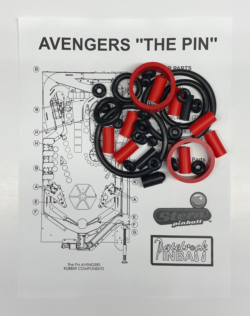 Stern The Avengers | The Pin Pinball Machine Rubber Ring Kit