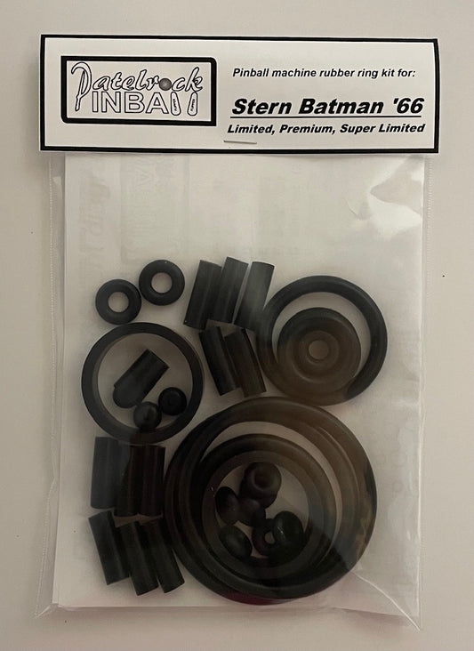 Stern Batman '66 Limited, Premium, Super Limited Pinball Machine Rubber Ring Kit