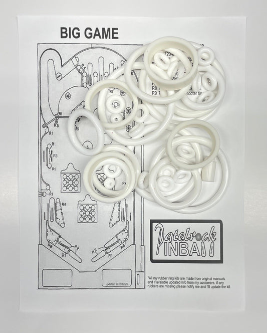 Stern Big Game Pinball Machine Maintenance Kit
