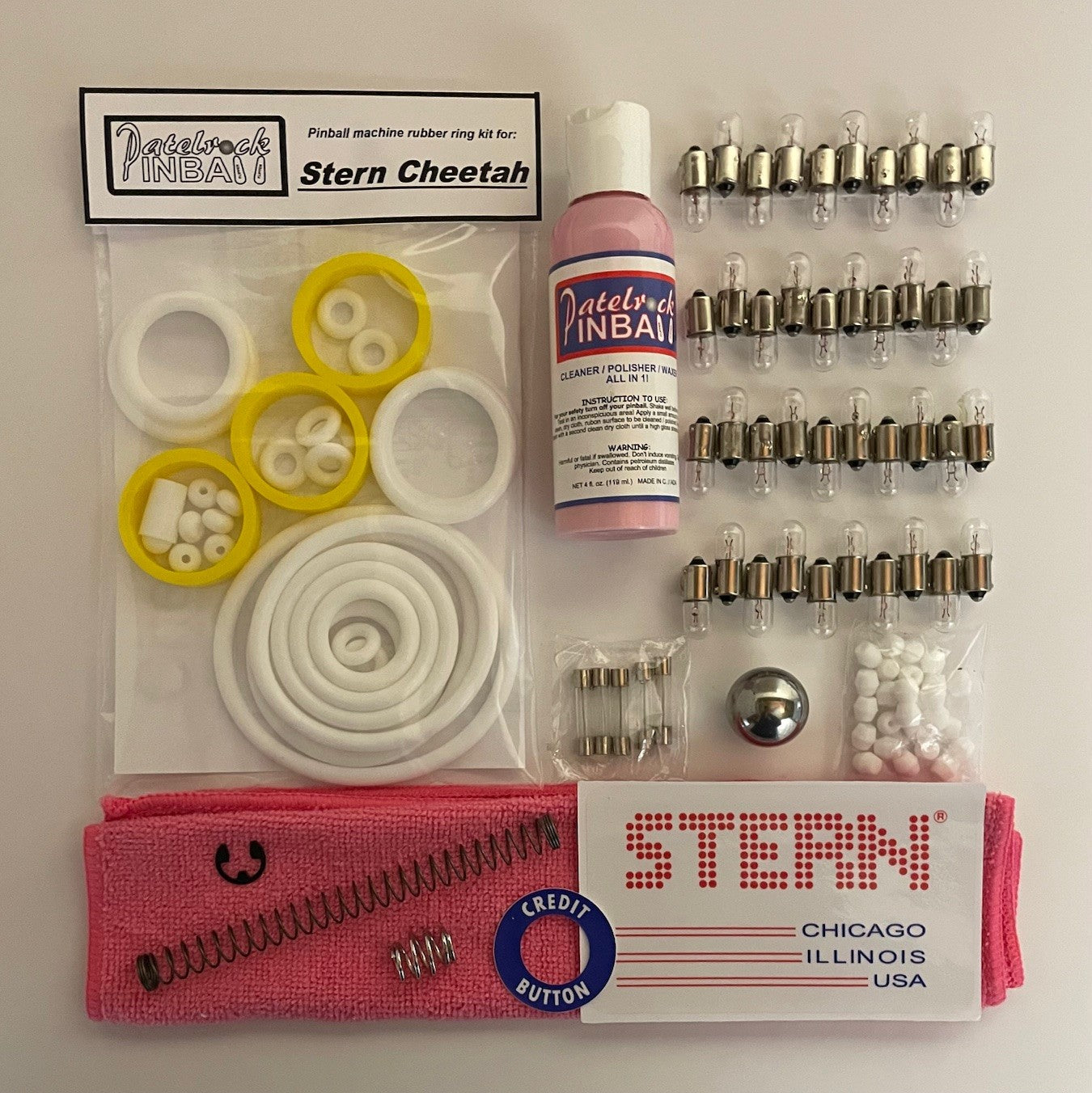 Stern Cheetah Pinball Machine Maintenance Kit