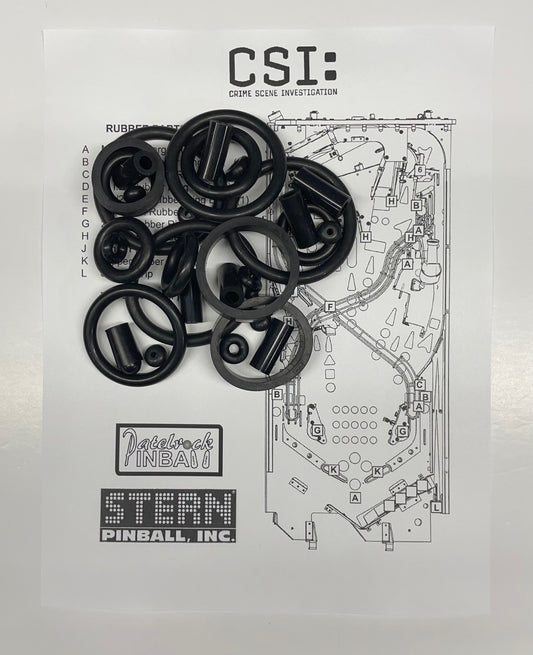 Stern CSI Pinball Machine Rubber Ring Kit