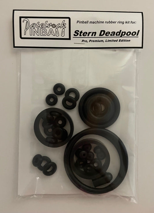 Stern Deadpool Pro | Premium | Limited Edition Pinball Machine Rubber Ring Kit