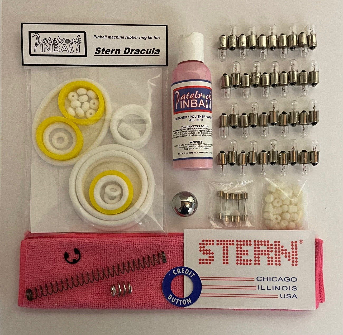 Stern Dracula Pinball Machine Maintenance Kit