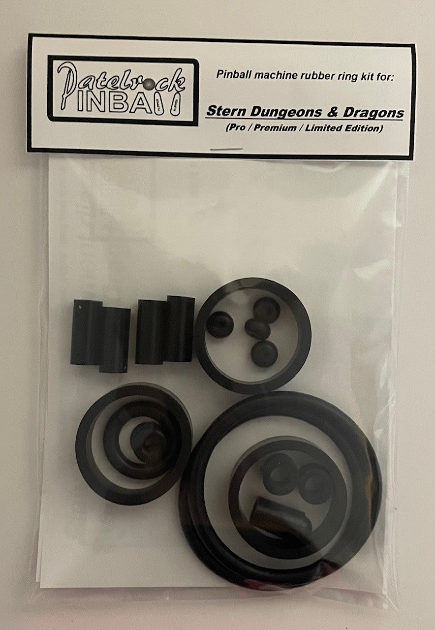 Stern Dungeons & Dragons Pro | Premium | Limited Edition Pinball Machine Rubber Ring Kit