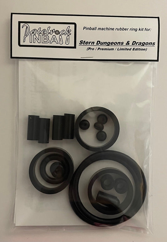 Stern Dungeons & Dragons Pro | Premium | Limited Edition Pinball Machine Rubber Ring Kit