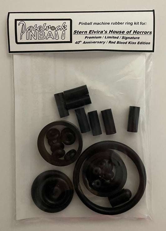 Stern Elvira's House of Horrors (all versions) Pinball Machine Rubber Ring Kit