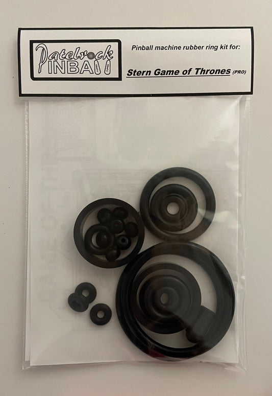 Stern Game of Thrones Pro Pinball Machine Rubber Ring Kit