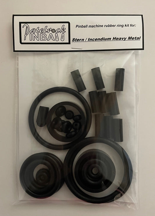 Stern | Incendium Heavy Metal Pinball Machine Rubber Ring Kit