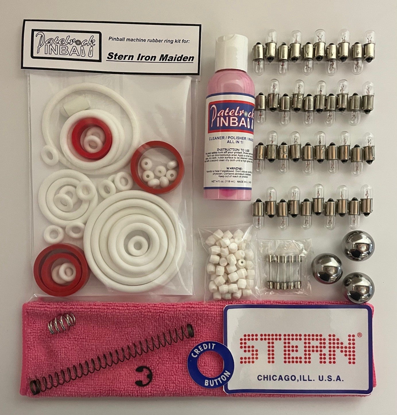 Stern Iron Maiden Pinball Machine Maintenance Kit