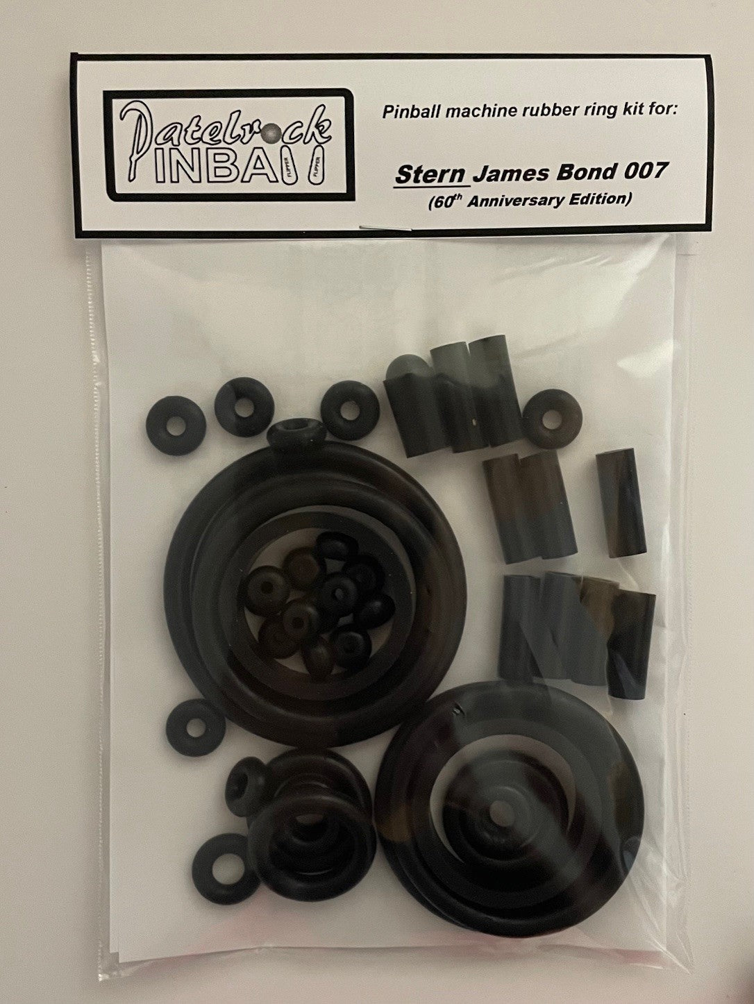 Stern James Bond 007 | 60th Anniversary | Limited Edition Pinball Machine Rubber Ring Kit