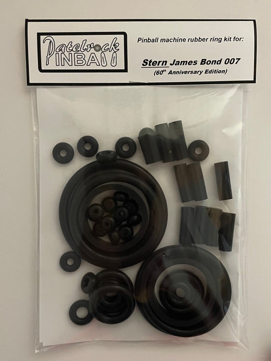 Stern James Bond 007 | 60th Anniversary | Limited Edition Pinball Machine Rubber Ring Kit