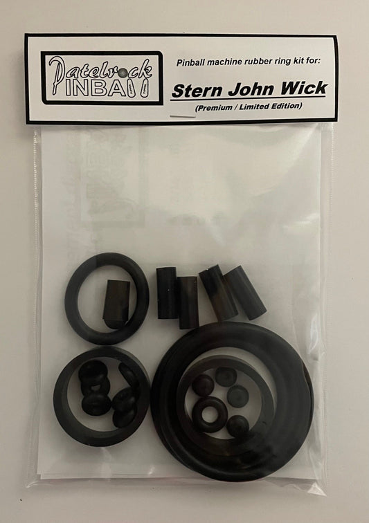 Stern John Wick Premium | Limited Edition Pinball Machine Rubber Ring Kit