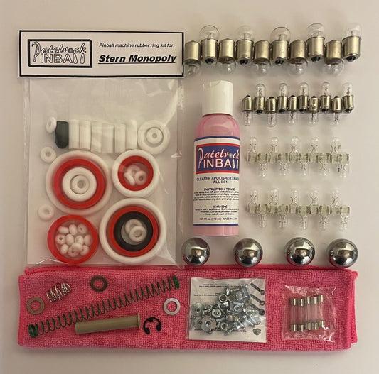 Stern Monopoly Pinball Machine Maintenance Kit