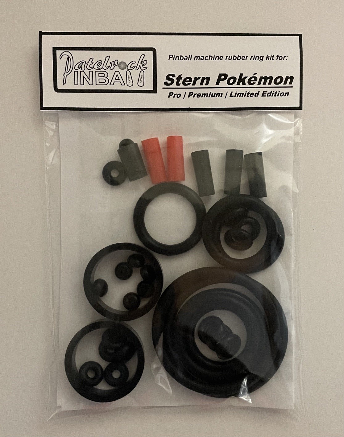 Stern Pokémon Pro | Premium |  Limited Edition Pinball Machine Rubber Ring Kit