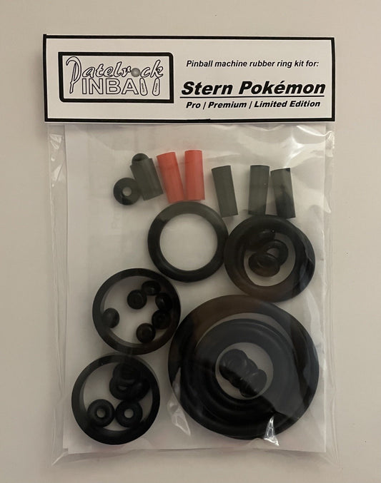 Stern Pokémon Pro | Premium |  Limited Edition Pinball Machine Rubber Ring Kit