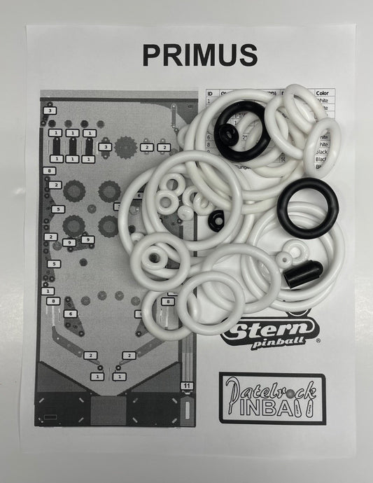 Stern Primus Pinball Machine Rubber Ring Kit