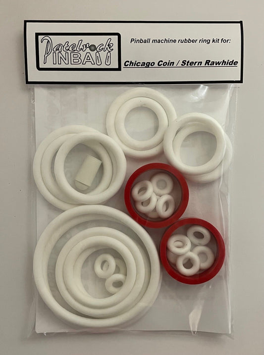 Stern Chicago Coin Rawhide Pinball Machine Rubber Ring Kit