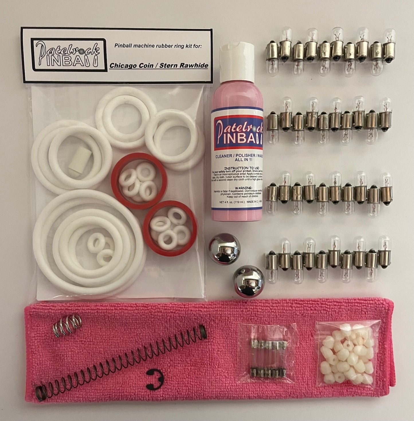 Stern / Chicago Coin Rawhide Pinball Machine Maintenance Kit