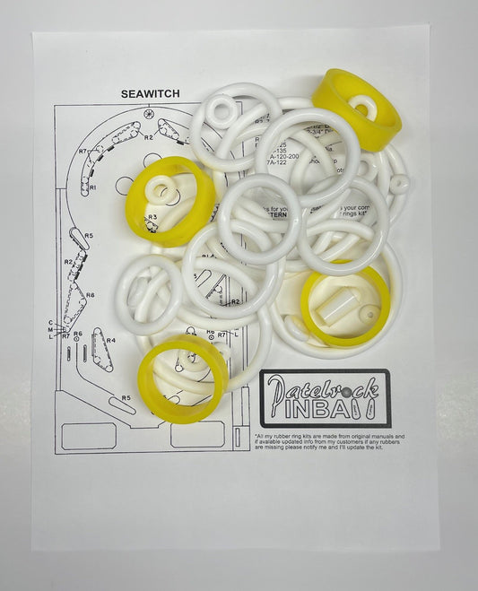 Stern Seawitch Pinball Machine Rubber Ring Kit