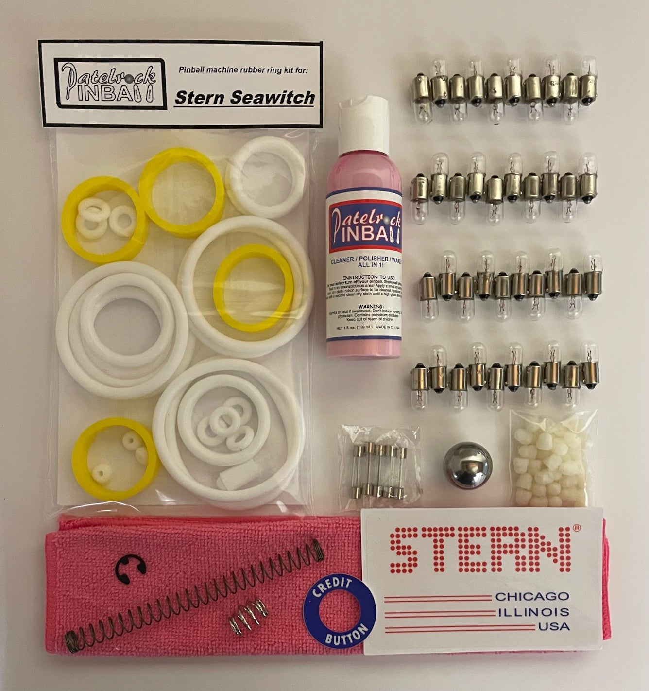 Stern Seawitch Pinball Machine Maintenance Kit