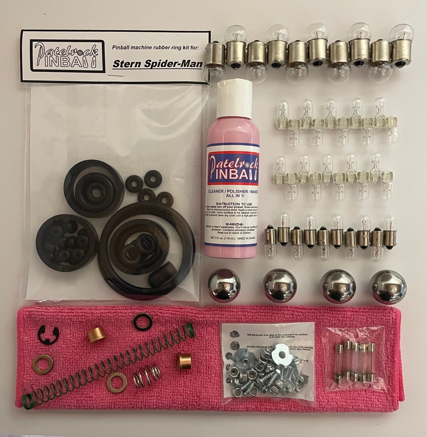 Stern Spider Man Pinball Machine Maintenance Kit