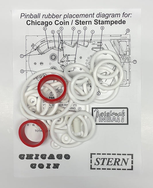 Stern / Chicago Coin Stampede Pinball Machine Maintenance Kit