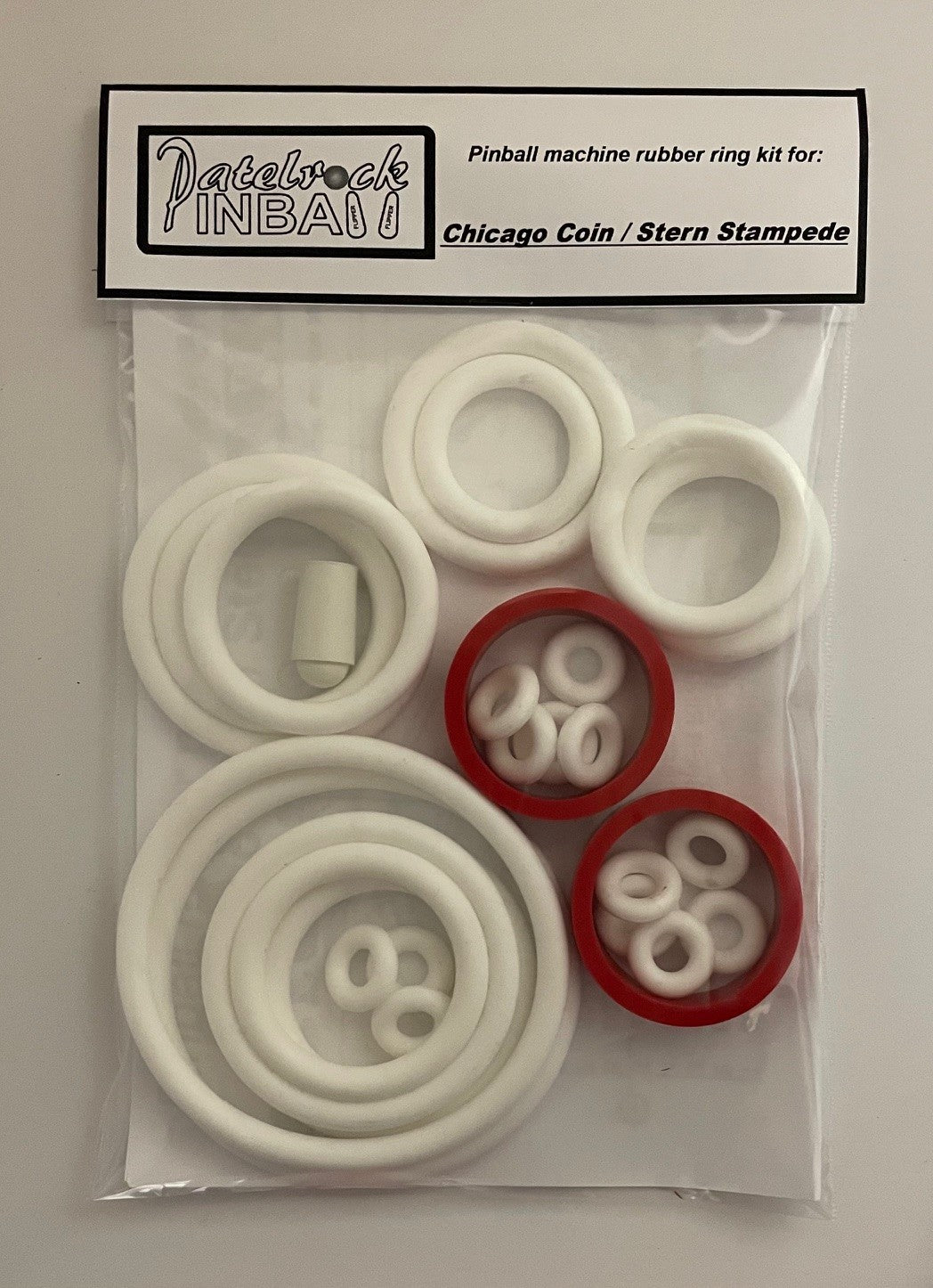 Stern Chicago Coin Stampede Pinball Machine Rubber Ring Kit