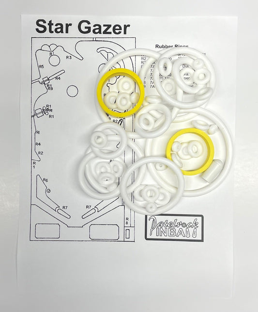 Stern Star Gazer Pinball Machine Rubber Ring Kit
