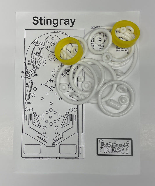 Stern Stingray Pinball Machine Rubber Ring Kit