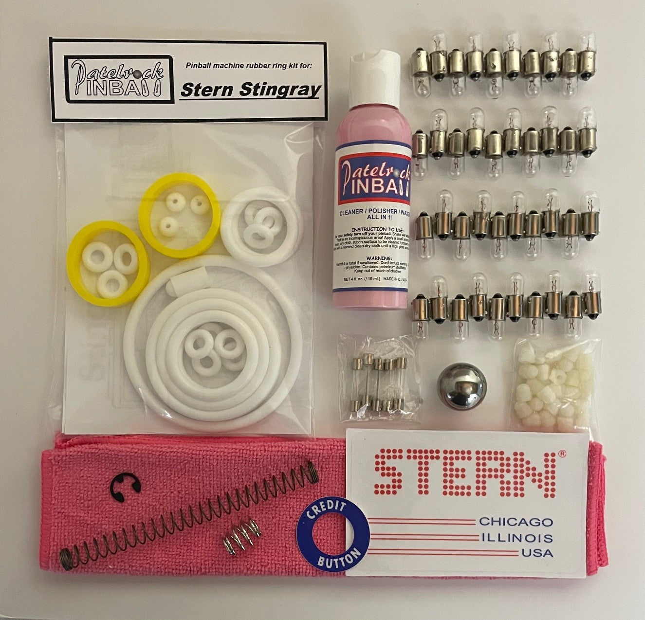 Stern Stingray Pinball Machine Maintenance Kit