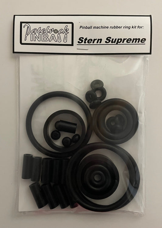 Stern Supreme Pinball Machine Rubber Ring Kit