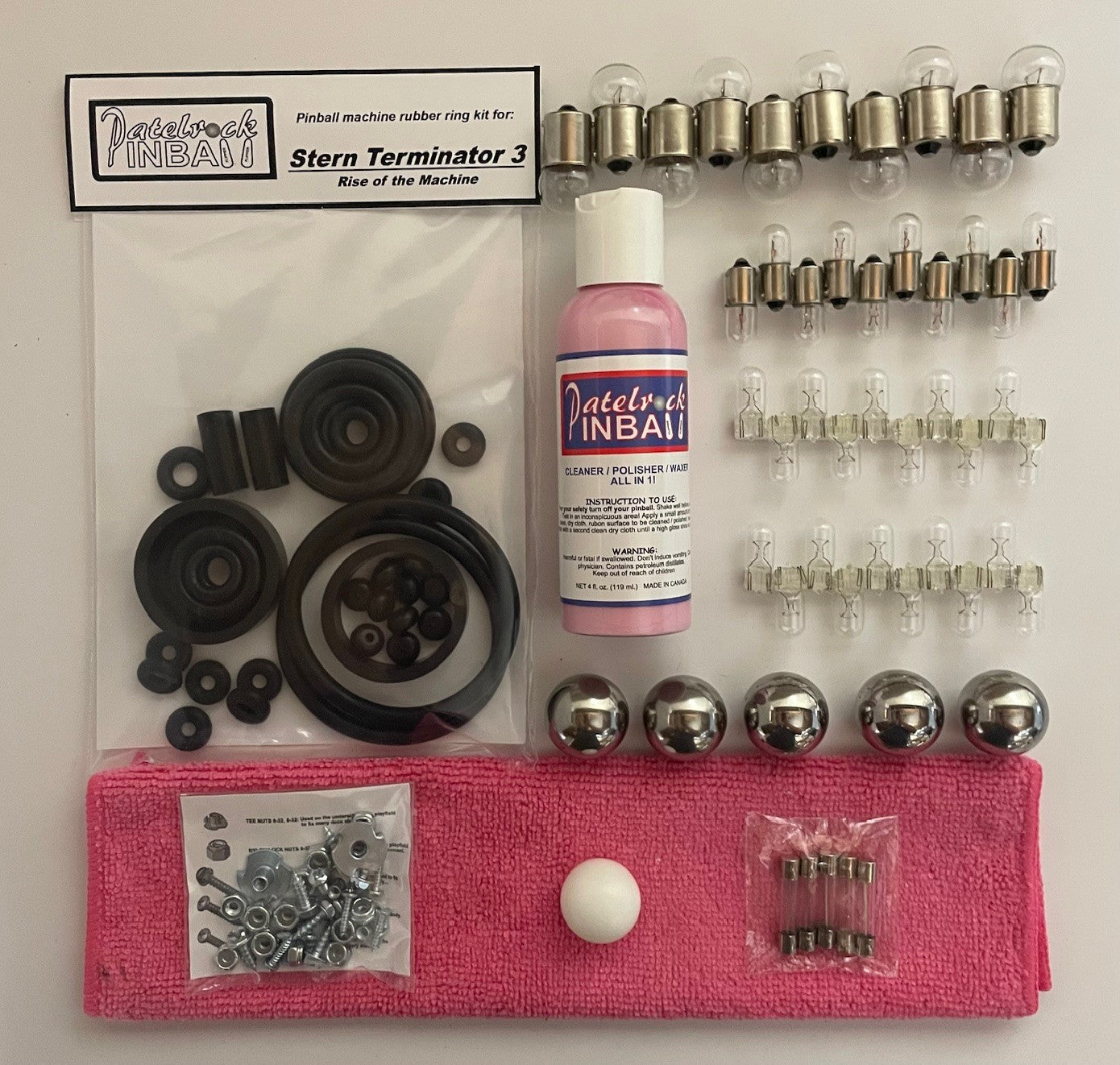 Stern Terminator 3: raise of the Machine Pinball Machine Maintenance Kit