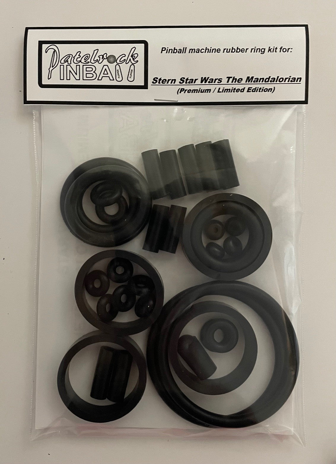Stern Star Wars: The Mandalorian Premium | Limited Edition Pinball Machine Rubber Ring Kit