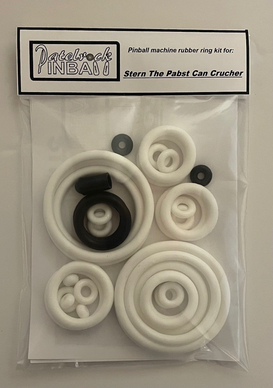 Stern The Pabst Can Crusher Pinball Machine Rubber Ring Kit