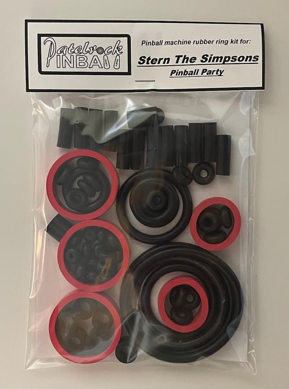 Stern The Simpsons Pinball Party Pinball Machine Rubber Ring Kit
