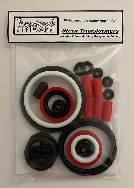 Stern Transformers Decepticon Violet | Autobot Crimson | Combo Limited Edition Pinball Machine Rubber Ring Kit