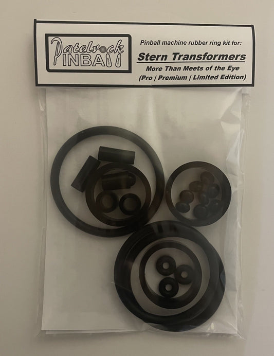 Stern Transformers: More Than Meets of the Eye Pro | Premium | Limited Edition Pinball Machine Rubber Ring Kit
