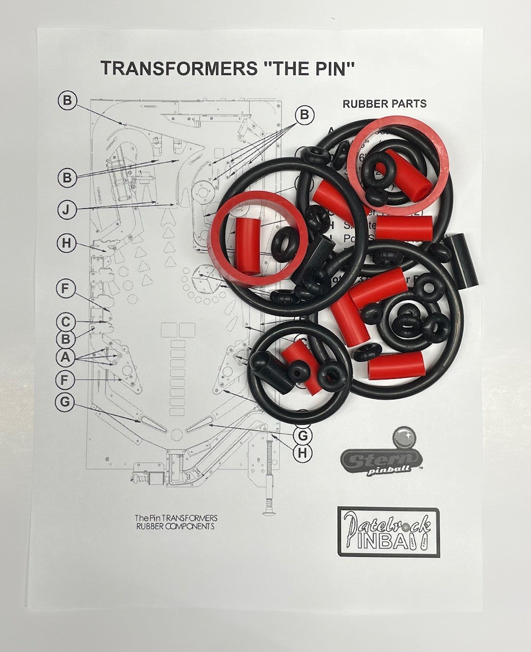 Stern Transformers | The Pin Pinball Machine Rubber Ring Kit