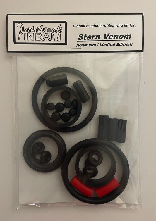 Stern Venom Premium / Limited Edition Pinball Machine Rubber Ring Kit