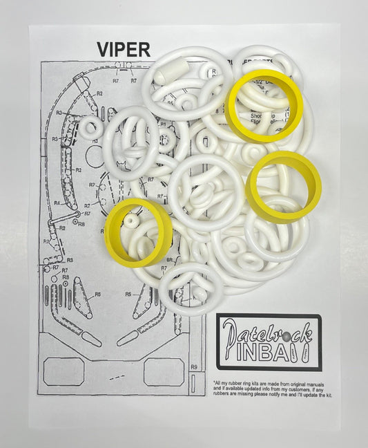 Stern Viper Pinball Machine Rubber Ring Kit