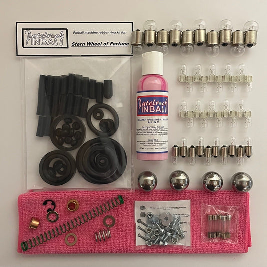 Stern Wheel of Fortune Pinball Machine Maintenance Kit