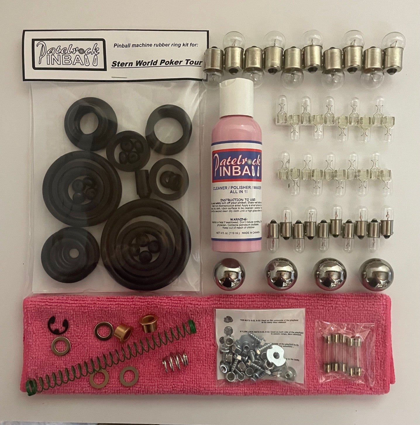 Stern World Poker Tour Pinball Machine Maintenance Kit