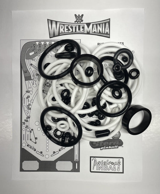 Stern WWE Wrestlemania Pinball Machine Rubber Ring Kit