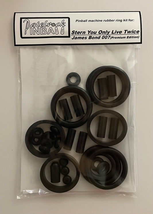 Stern You Only Live Twice | James Bond 007 | Premium Pinball Machine Rubber Ring Kit